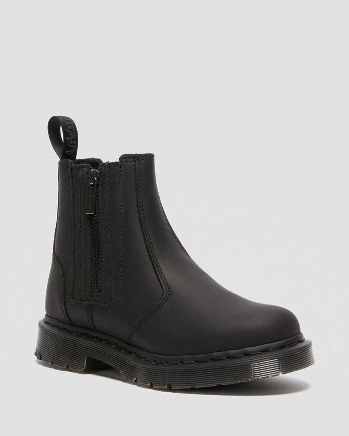 Dr Martens Chelsea Boots Dame Svart 2976 Dm's Wintergrip Zip 9178QZXYW